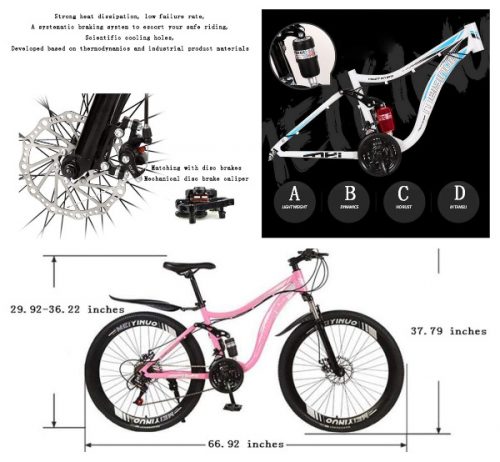 CHJ bicicleta montaña mujer barata precio 2020